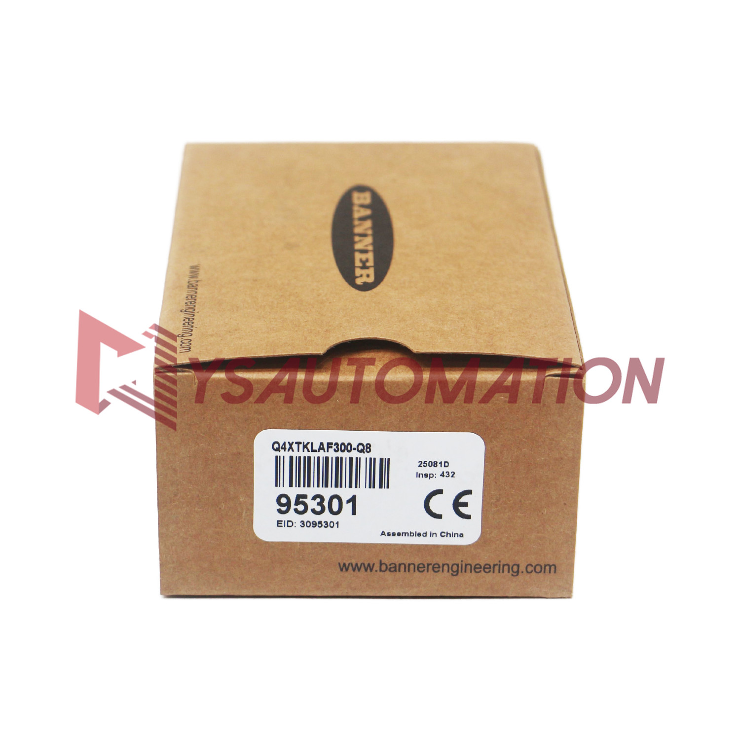 NEW BANNER Q4XTKLAF300-Q8 Photoelectric Sensor Fast shipping 10-30V dc
