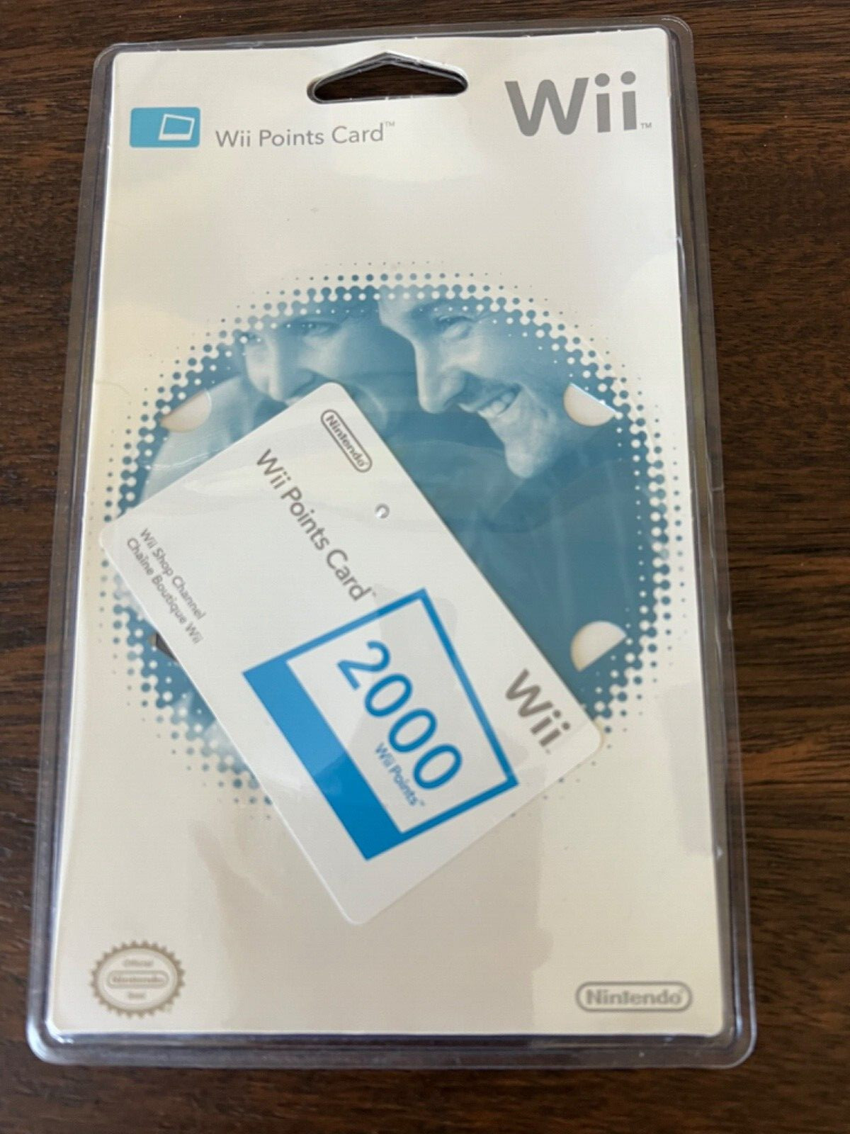 SEALED OEM Nintendo Wii Shop Points Card NIP VTG 2007 GIFT FUN PARTY GAME