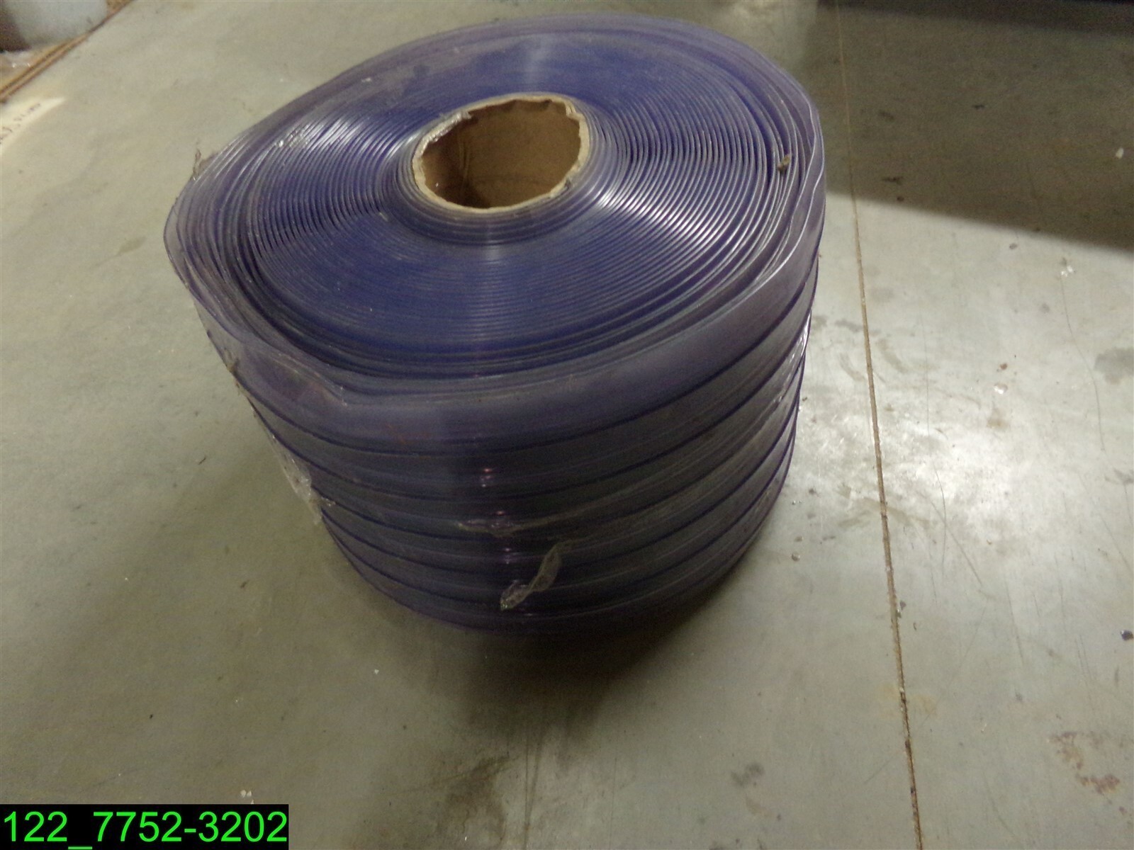 1 roll: 12" x 150' Standard Ribbed PVC Clear Strip for Door Strip Curtains