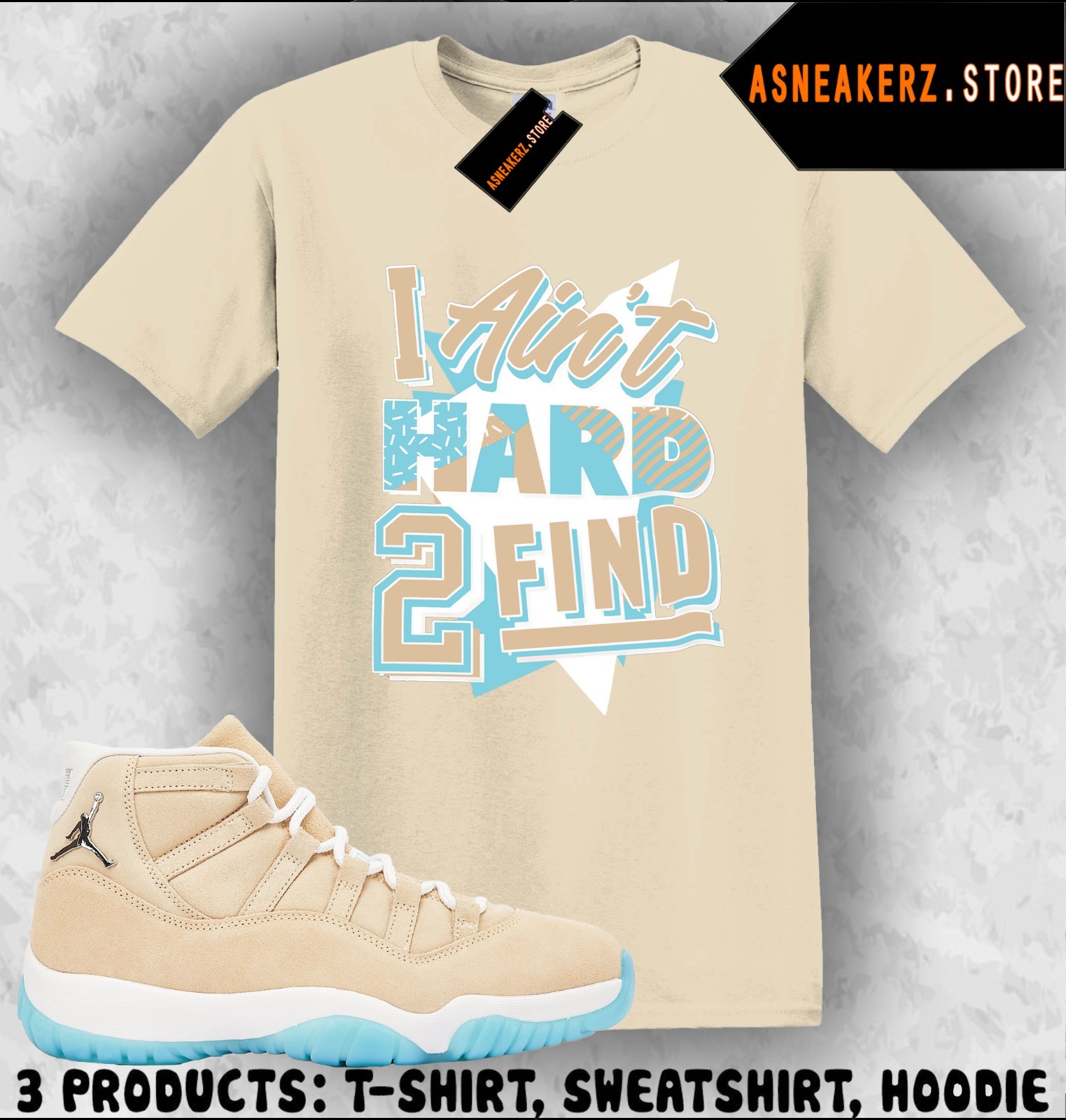 Shirt Match AJ 11 H-Town Houston Sneaker Matching Tee Ain’t Hard 2 Find T-Shirt
