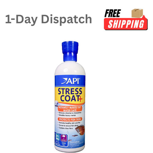 API Stress Coat Aquarium Water Conditioner 16oz Fish Tank Treatment