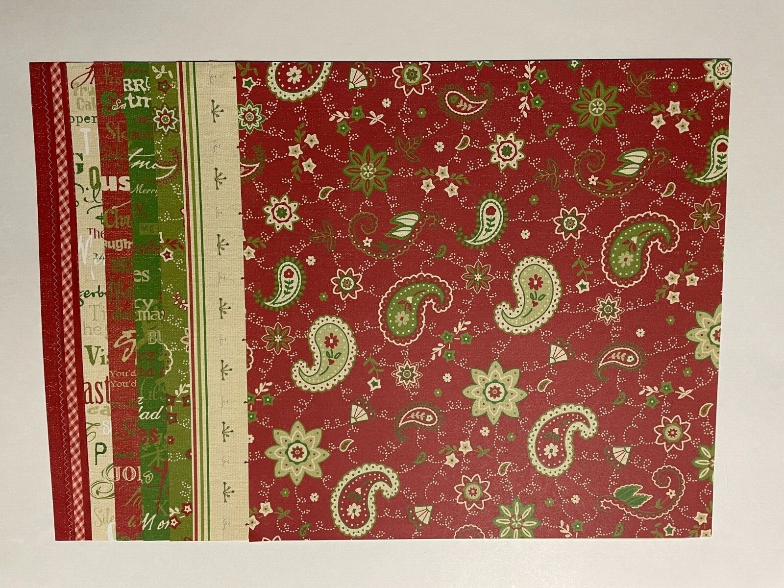 FLAIR "CHRISTMAS TOILE" COLLECTION II 12 X 12 SS PAPERS