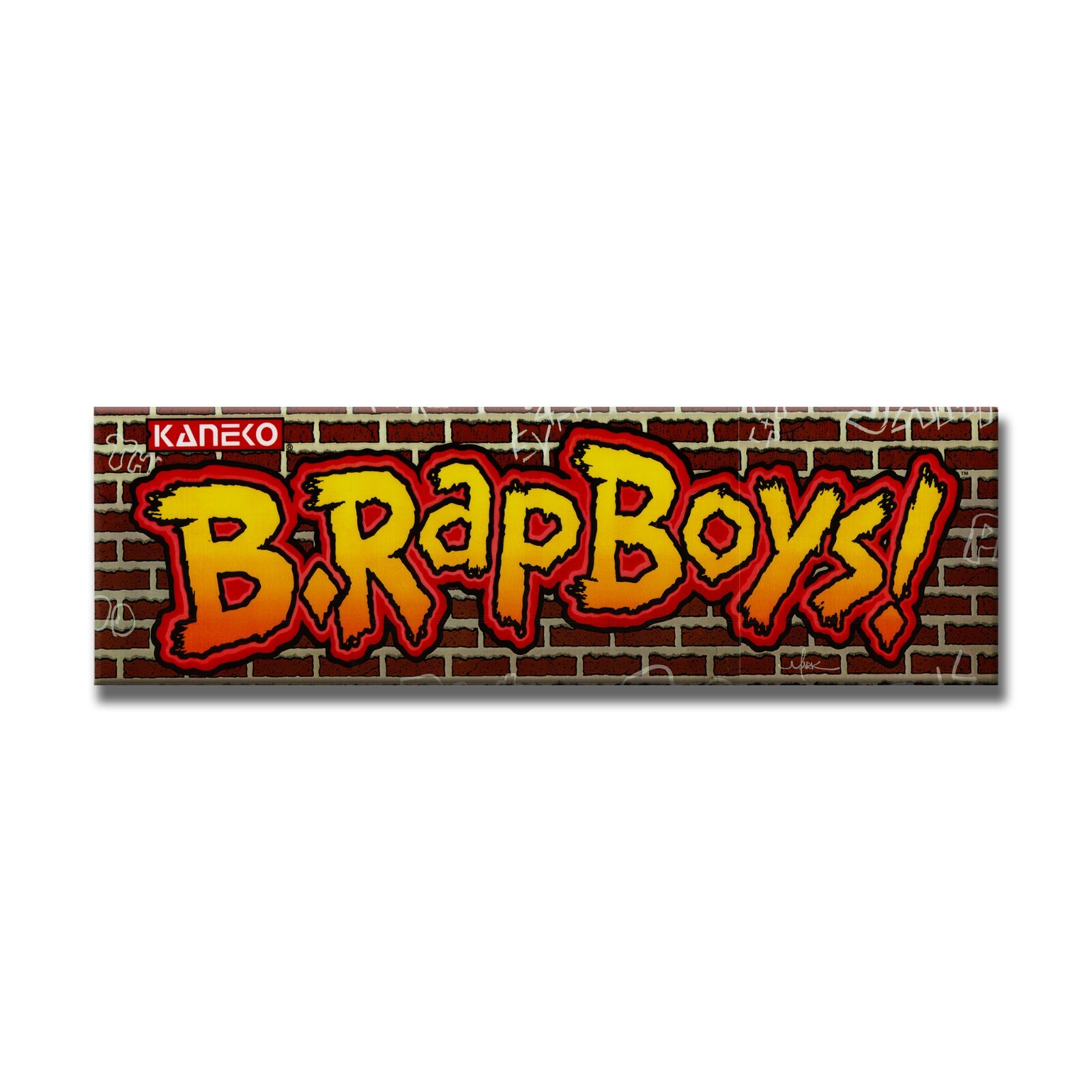 B. Rap Boys Premium Arcade Marquee Insert Reproduction Header Backlit Sign