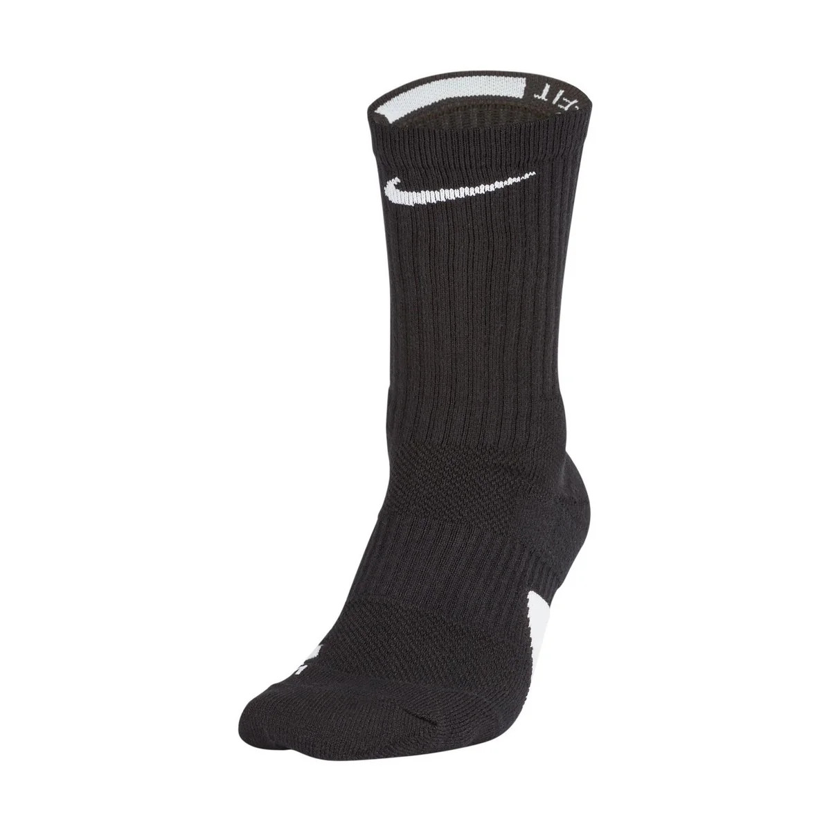 NIKE ELITE CREW SOCK BLACK | WHITE S