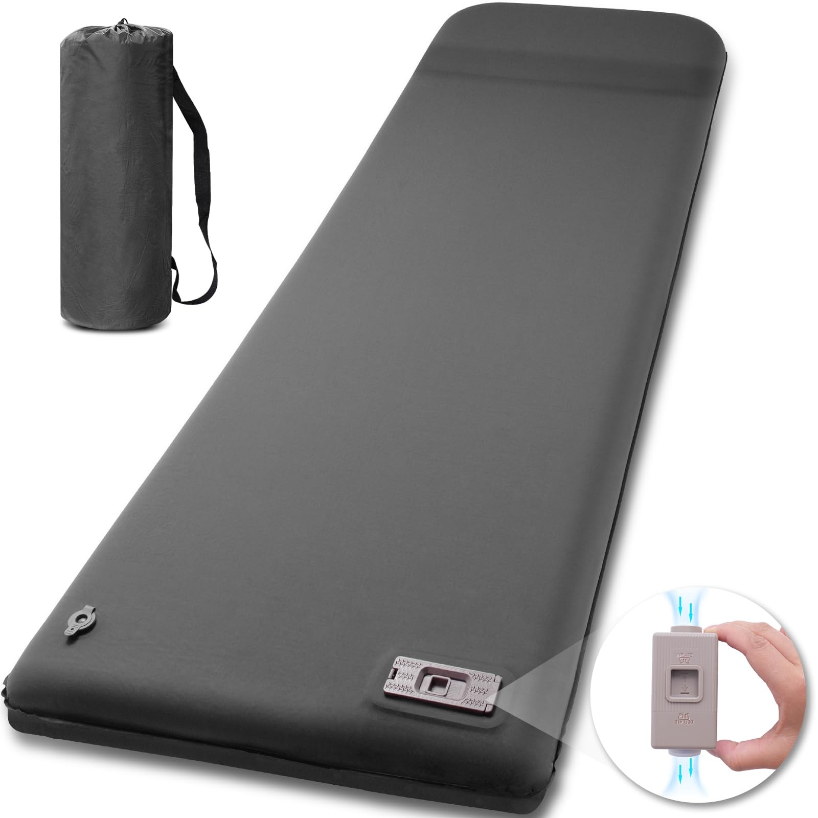 Self Inflating Sleeping Pad with Electric Pump,Fast Inflating in 30s