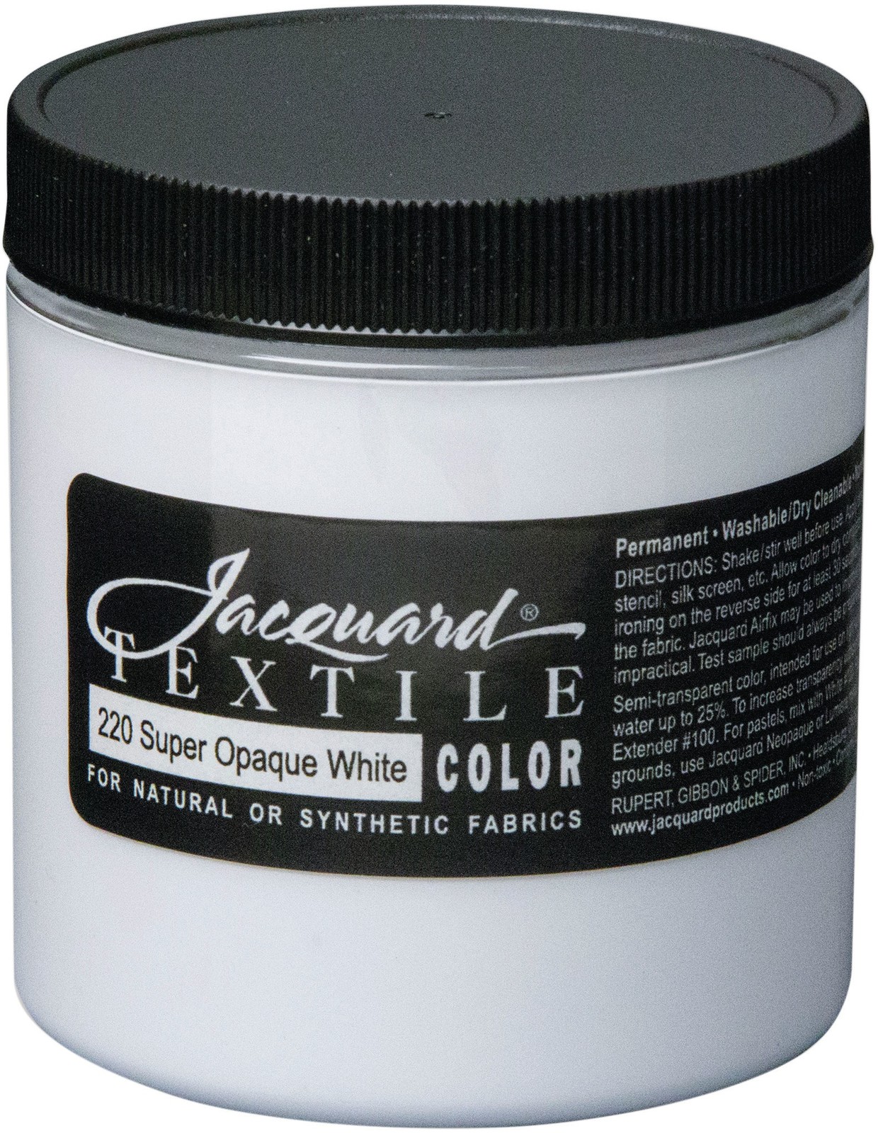 Jacquard Textile Super Opaque White 8oz-