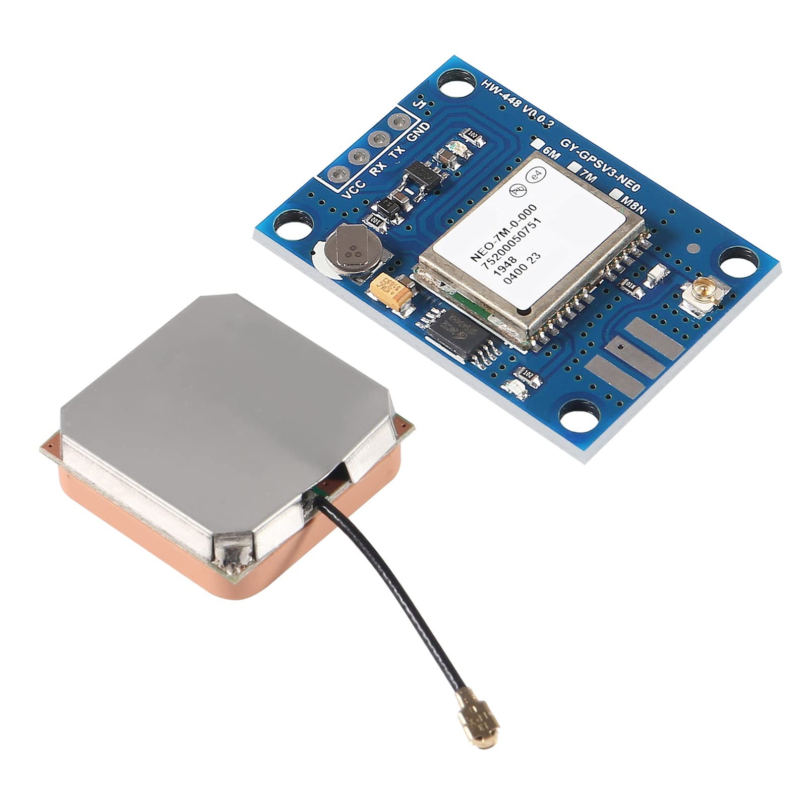 2Pcs GY-NEO7MV2 NEO-7M GPS Module with Flight Control for EEPROM MWC APM2.5 Larg