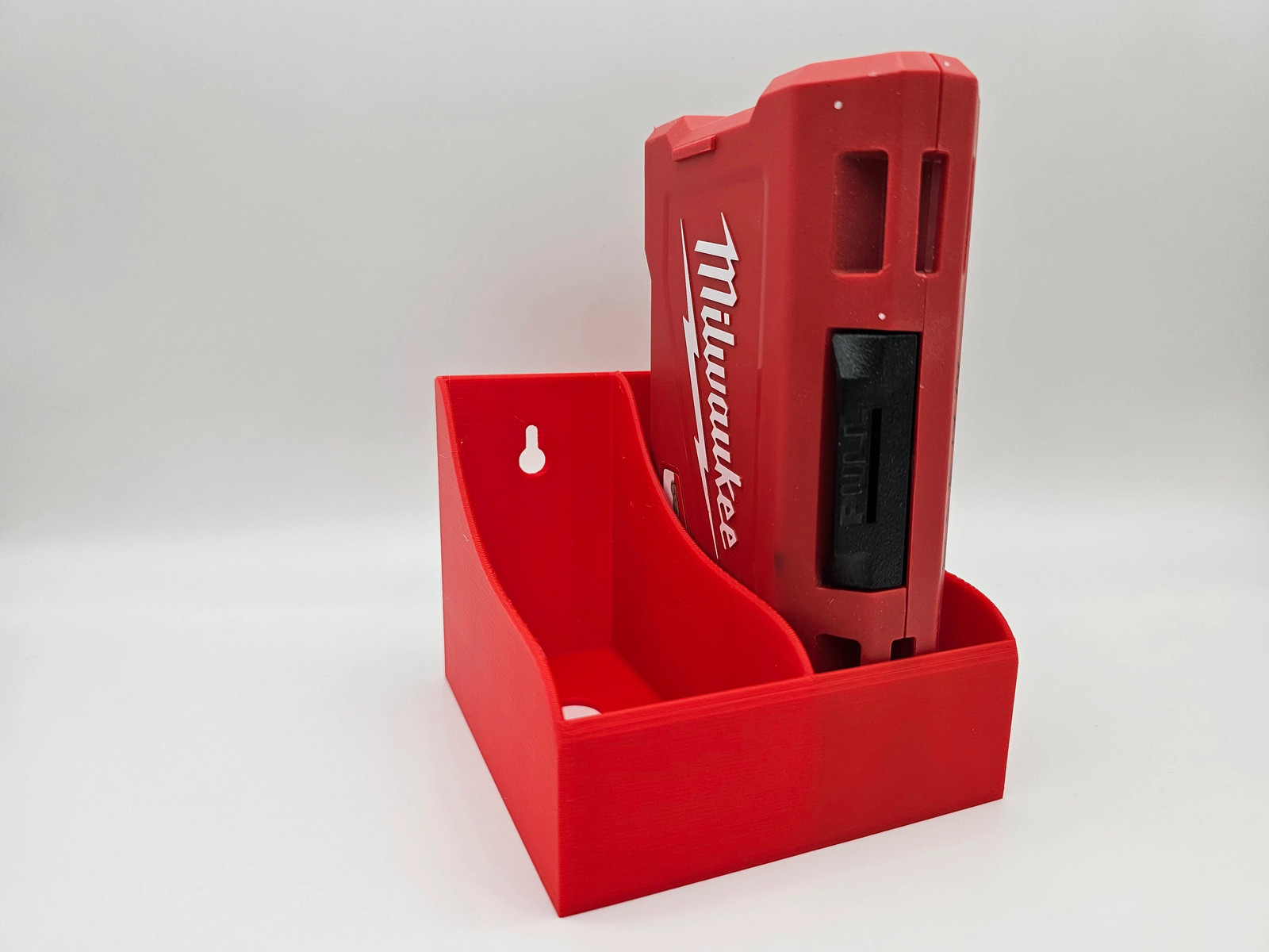 Bit Box Wall Mount Compatible with Milwaukee Packout - Holds Two Drill Bit Boxes