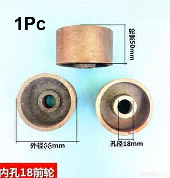 1Pc 3T Horizontal Jack Iron Wheel Reel Wheel Hydraulic Jack Front Wheel