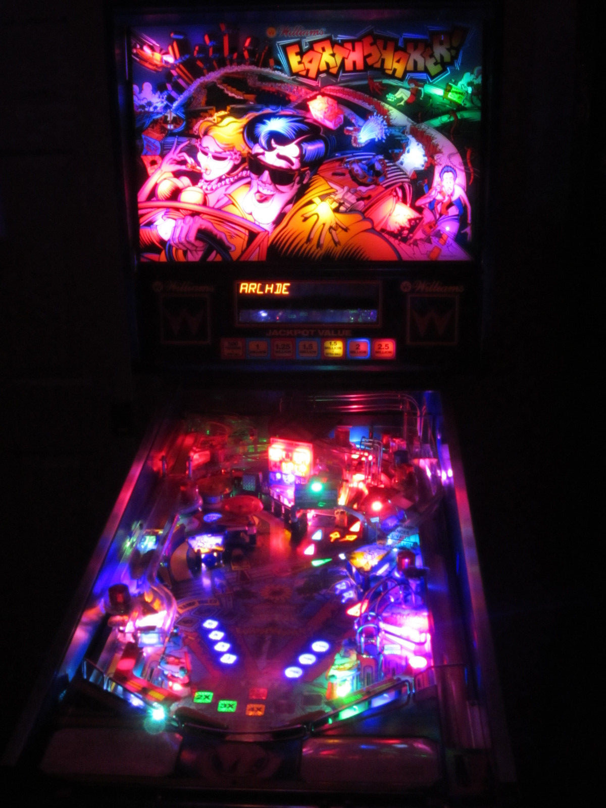 Earthshaker Complete LED Lighting Kit custom SUPER BRIGHT PINBALL LED KIT