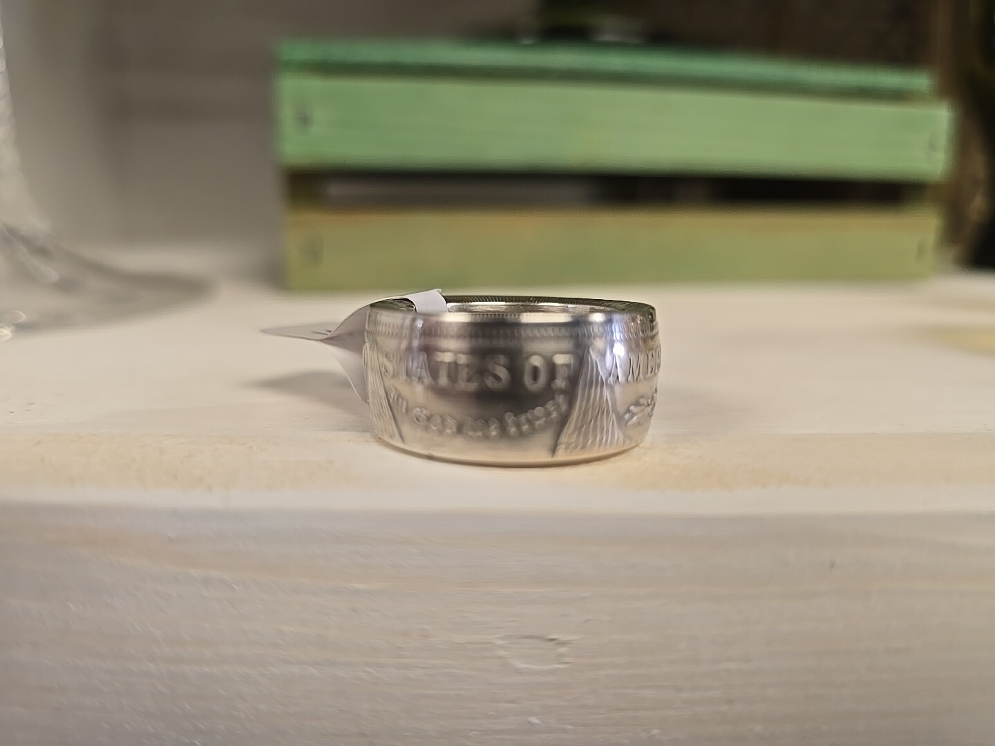 Morgan Silver Dollar Coin Ring 90% Coin Silver You Pick Sz. 4-16 MIRROR/PETINA