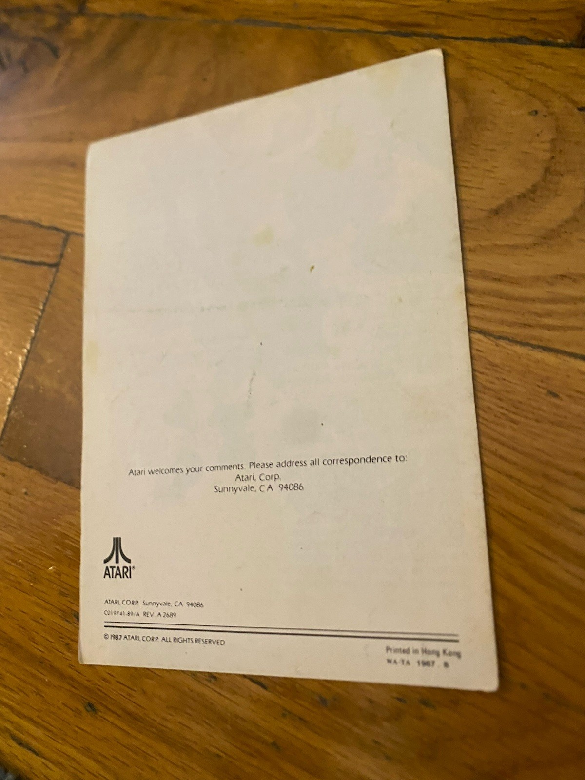 Atari 2600 Kangaroo Instruction Manual
