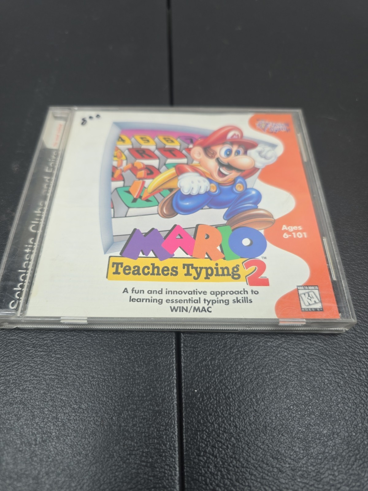 Mario Teaches Typing 2 Win/Mac 1996 CD-ROM Game Nintendo