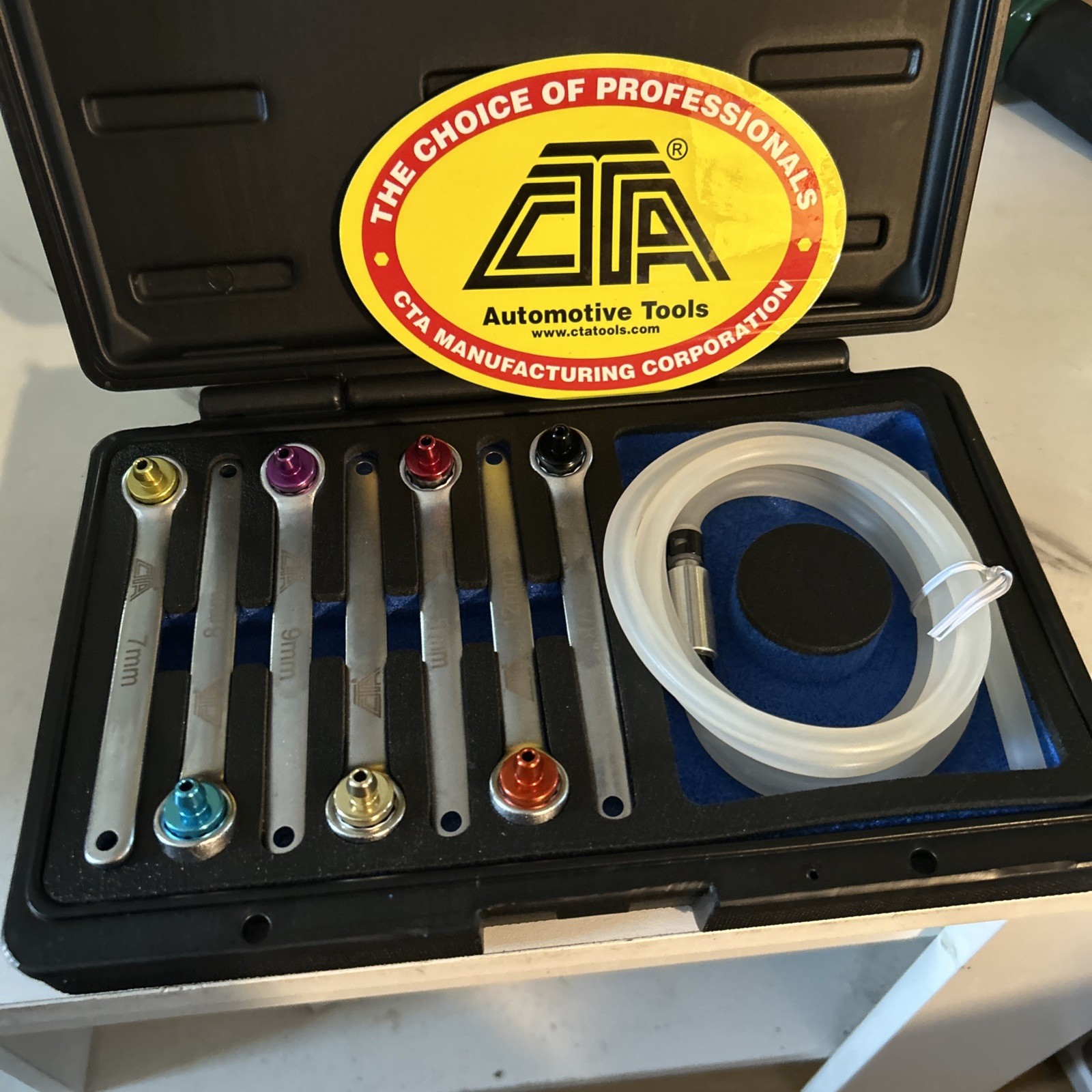 CTA Manufacturing 1945 8-Pc Brake Bleeder Wrench Set Brand New!