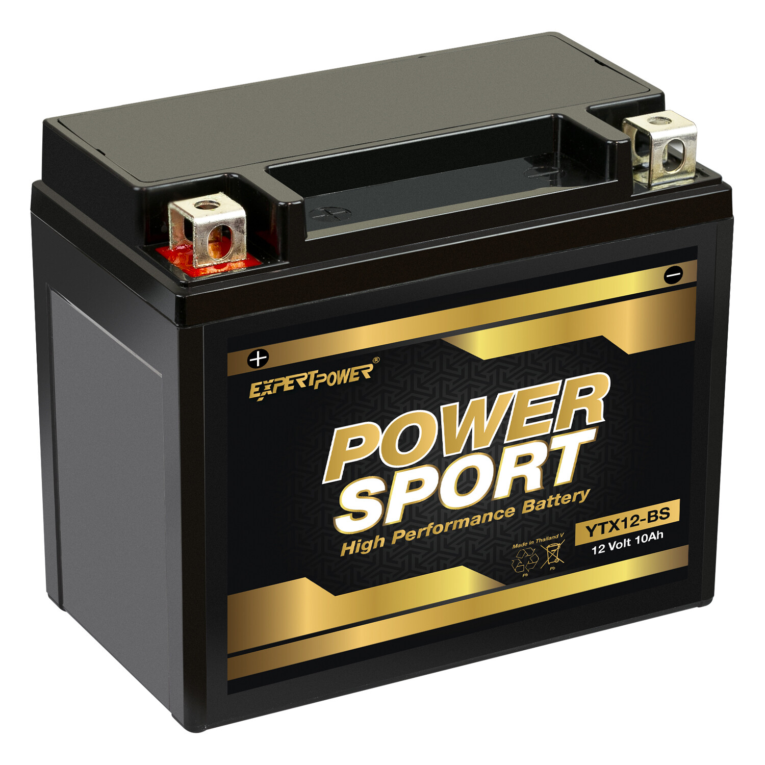 YTX12-BS 12V 12AH Battery for ATV Motorcycle Scooter