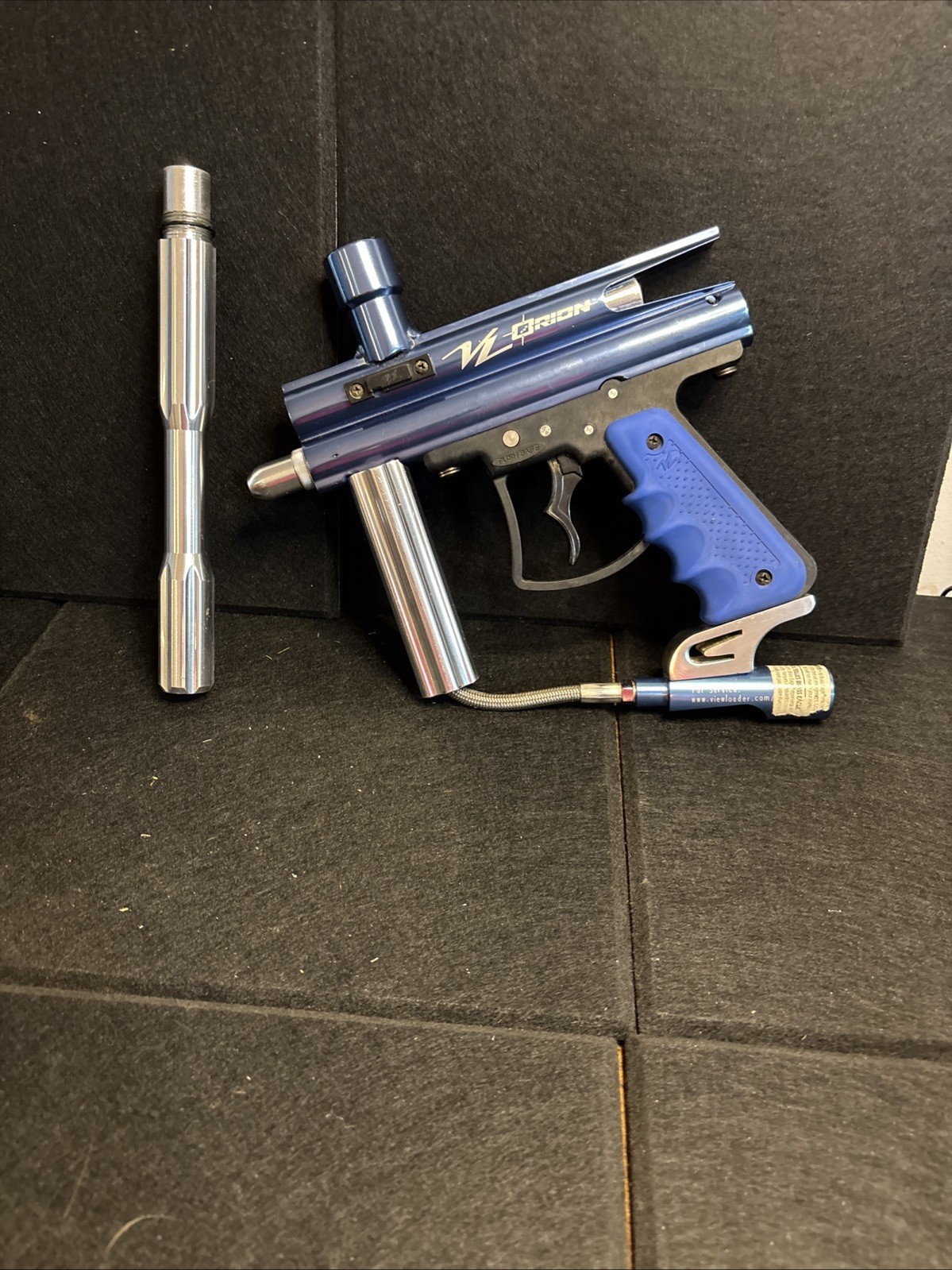 View Loader Orion Paintball Gun Rare Blue Handle Tested
