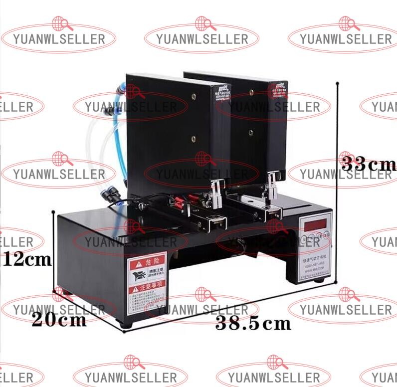 Double Head Automatic Electric Stapler Binding Machine Pneumatic Bookbinding
