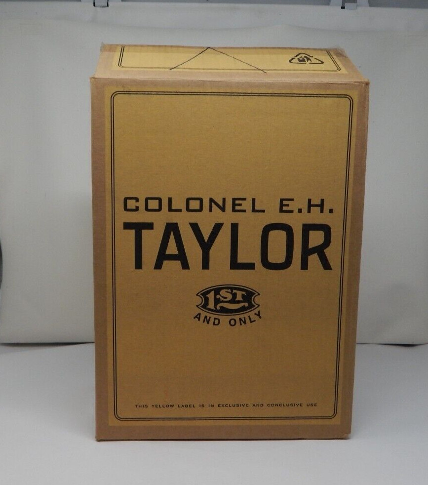 E.H. Taylor Single Barrel BIB 6 Bottle Box Case with Divider Empty Box