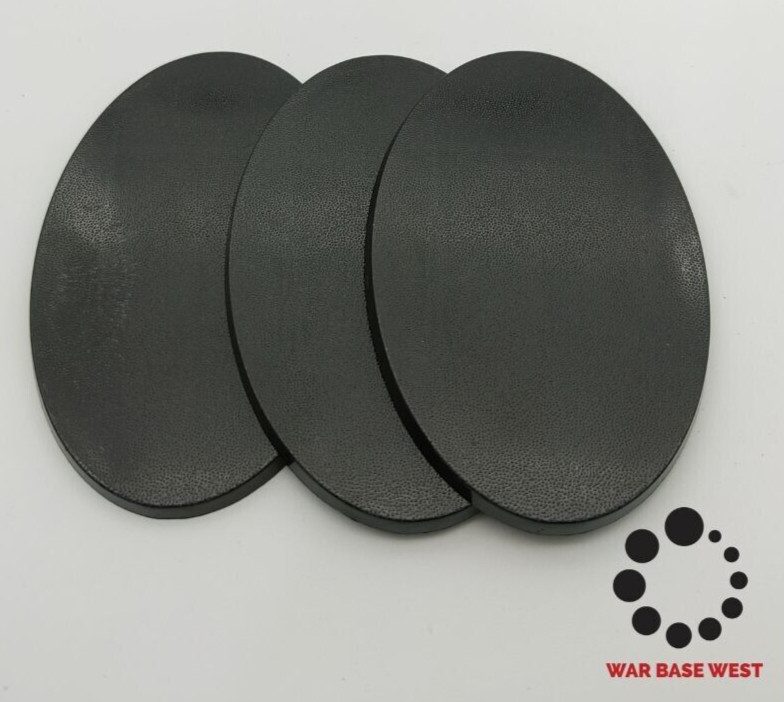 Lot Of 3 105mm x 70mm Oval Bases Used For Warhammer 40k & AoS GW Cawl Treelord