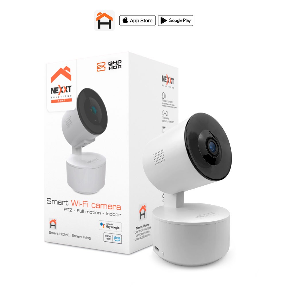 NexxtHome Smart Wi-Fi Indoor 2K PTZ Security Camera