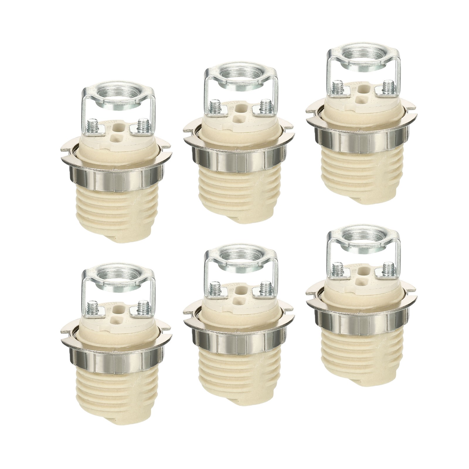 G9 Light Base Socket, 6 Pack Lamp Holder Base with Socket Ring Removal Tool