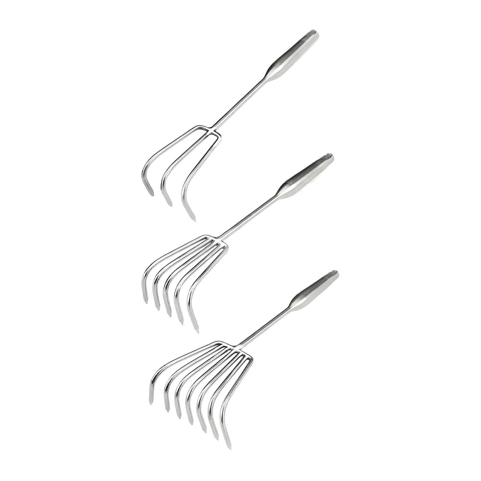 Garden Hand Rake Claw Rake Hand Portable Digging Tool Small Gardening Tool for