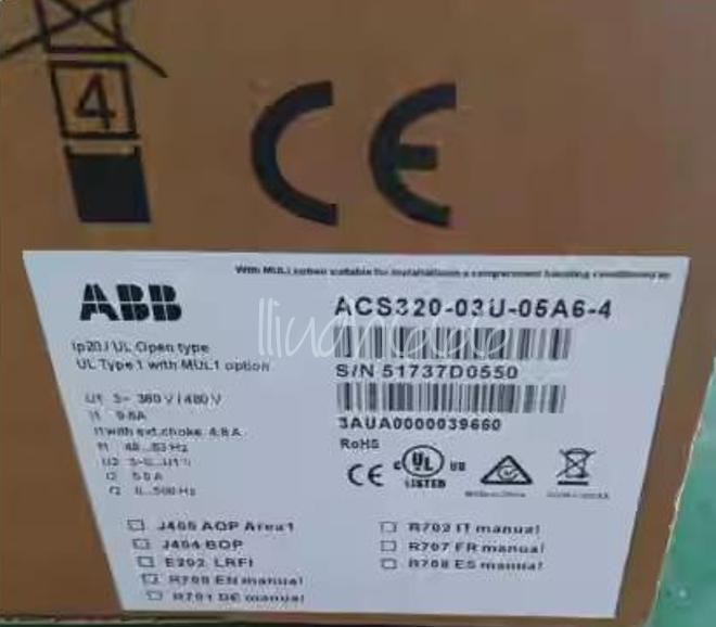 ONE New ABB inverter ACS320-03U-05A6-4
