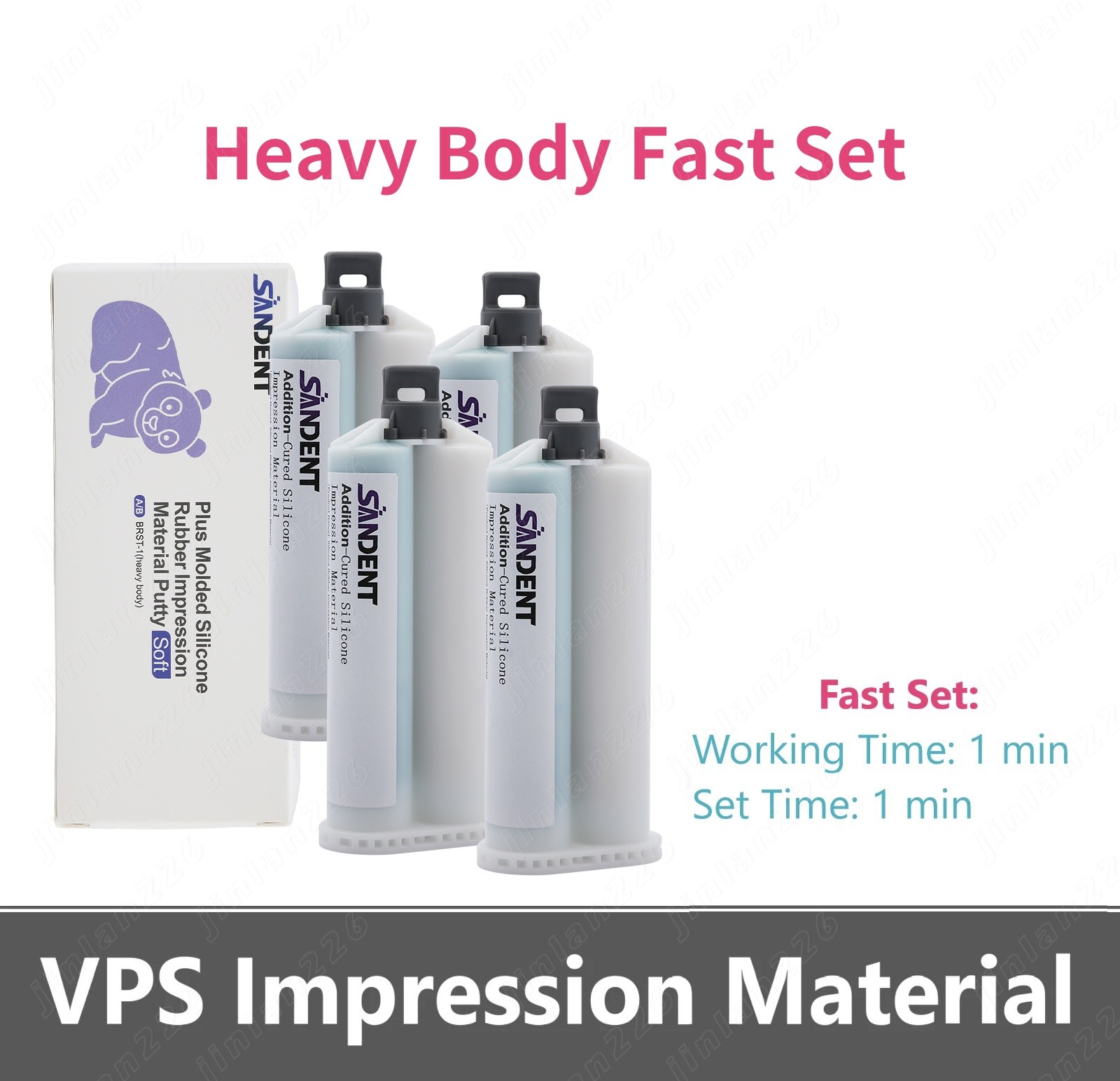 Dental VPS Impression Regular Set VPS Material VPS PVS 50ML Cartridges