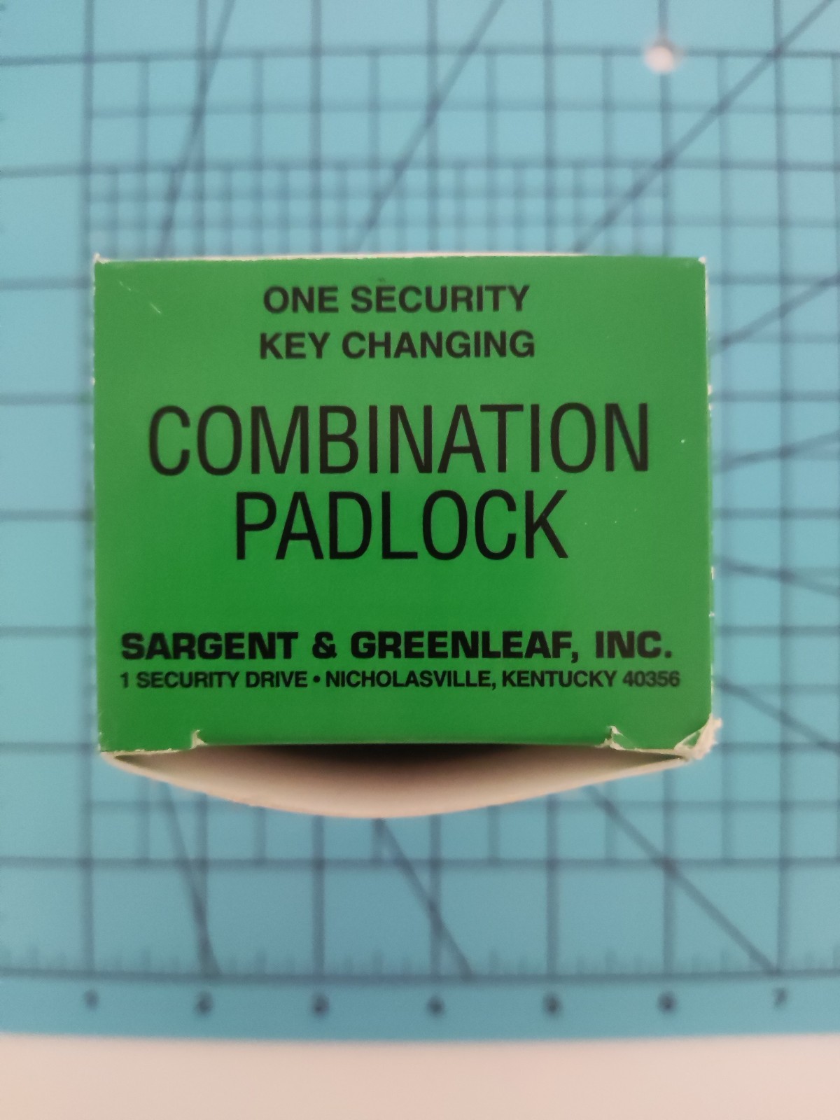 Sargent & Greenleaf Inc. 8077AD High Security Combination Changing Key Padlock