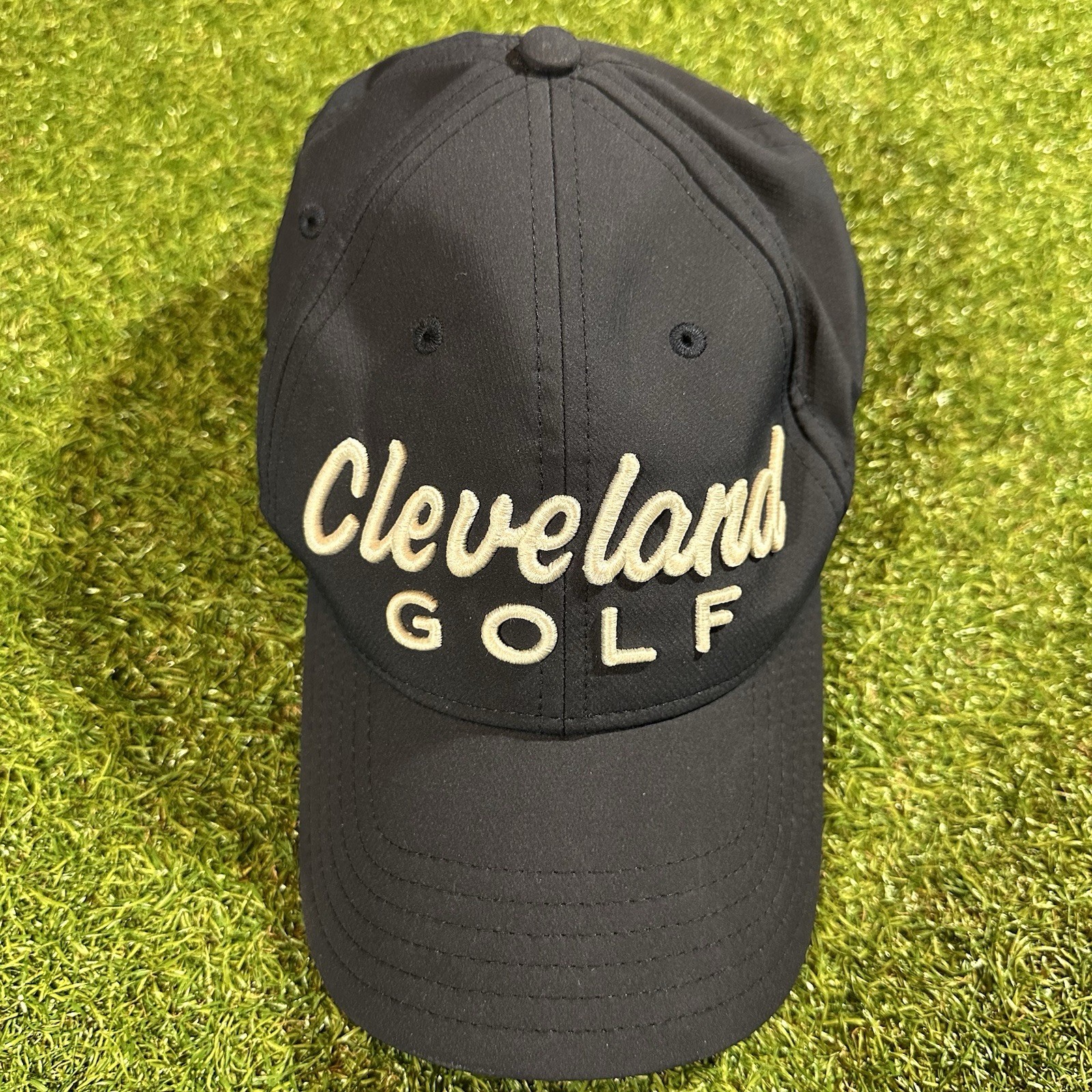 Cleveland Golf Hat Cap Mens One Size Blue Strap Back Embroidered Lightweight OE
