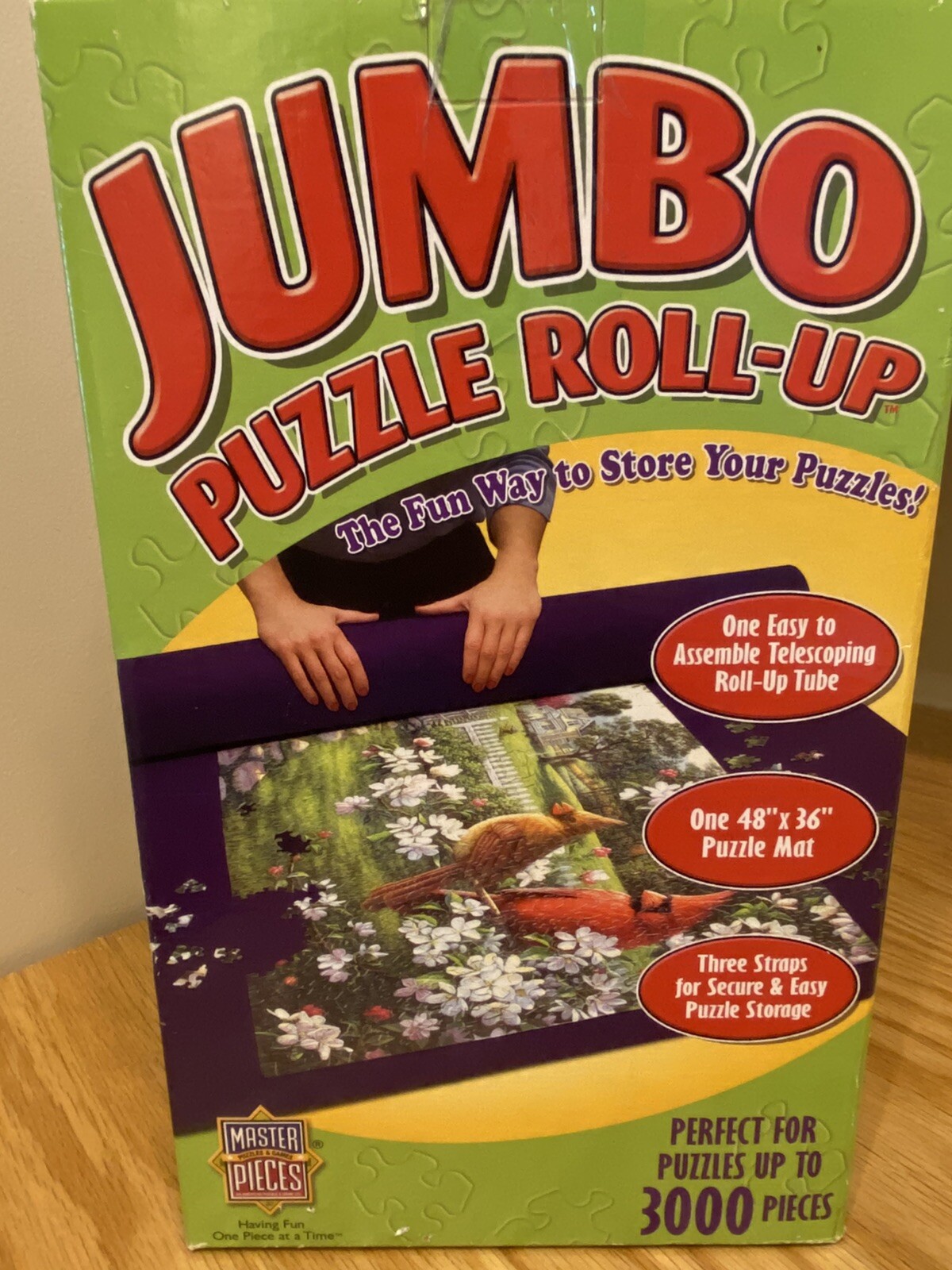 Masterpieces Jumbo Puzzle Mat 48x36" Roll Up, Stores up to 3000 Pieces 50530