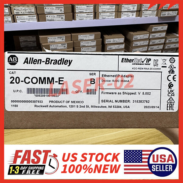 Allen-Bradley 20-COMM-E SER B Ethernet/IP Adapter New Sealed AB 20COMME