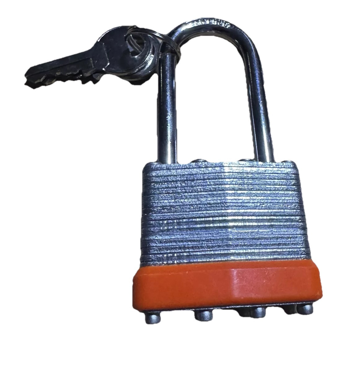 Lock Laminated keyed Padlock (1-9/16", 40mm), Keyed Alike, Long Shackle