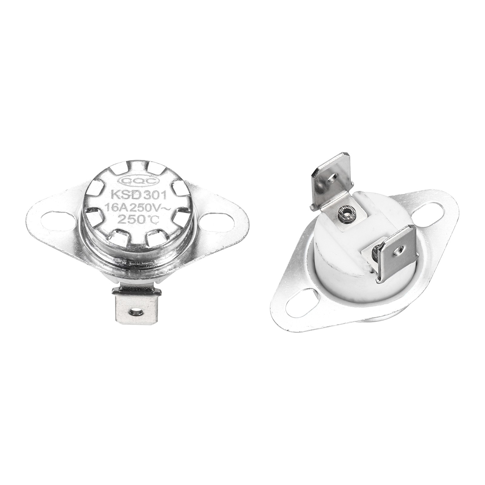 KSD301 Thermostat 75℃/167°F 16A  N.C Temperature Switch 2 Pcs