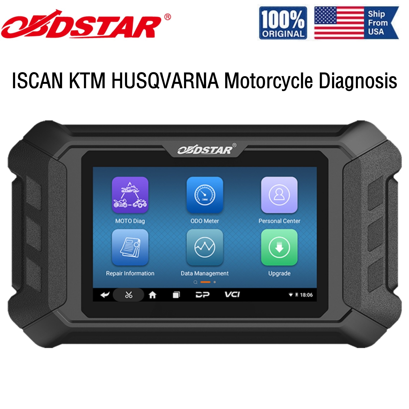 OBDSTAR iScan for KTM/HUSQVARNA Motorcycle Diagnostic Tool Fault Code Reader