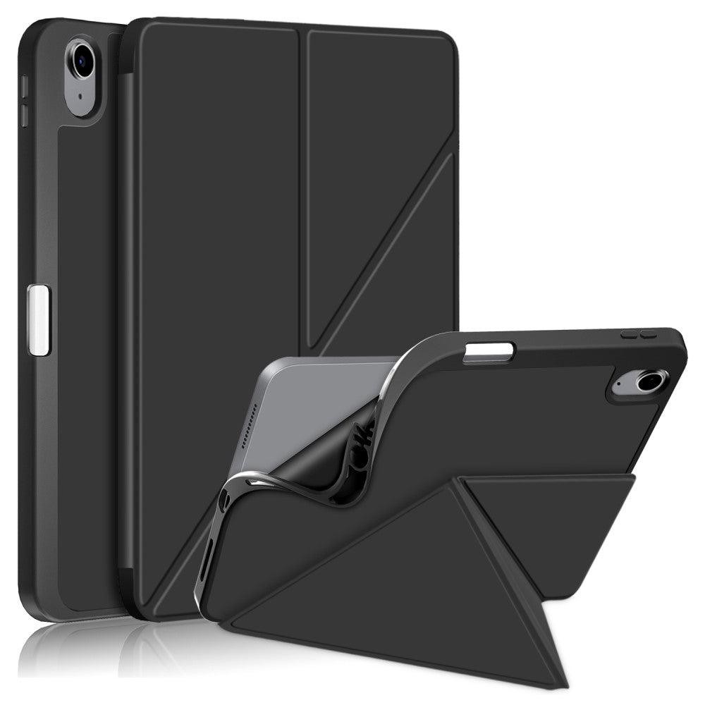 For iPad 10th Gen 10.9, iPad 11th gen A16 PU Leather Case - Black
