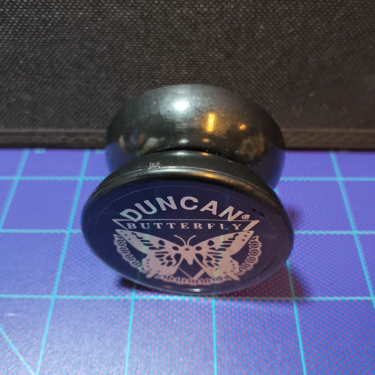 Vintage Rare Duncan Butterfly Yo-Yo Black 90s Used