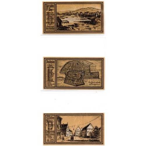 1922 Germany Stuttgart Notgeld Set of 12 Notes (1447)