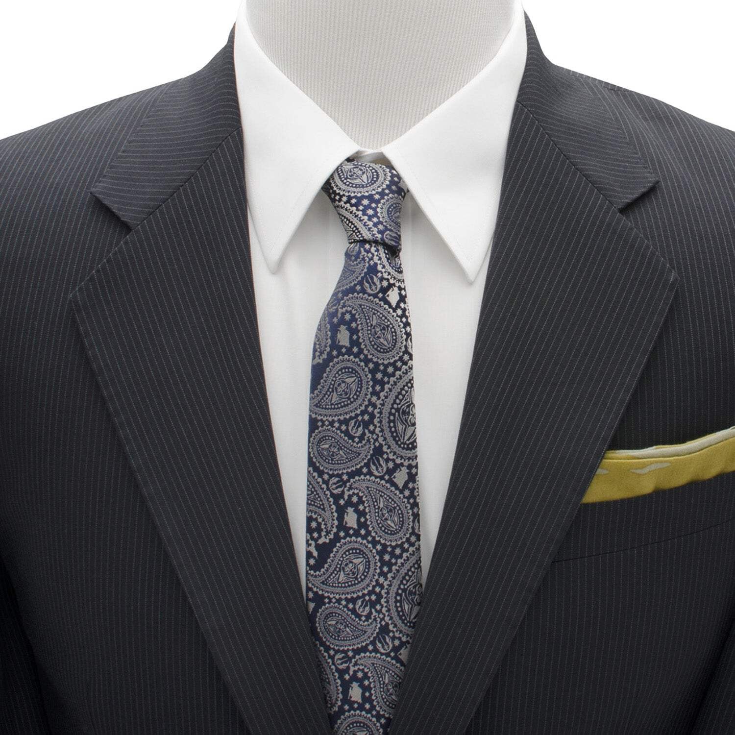 Star Wars Yoda Navy Paisley Tie