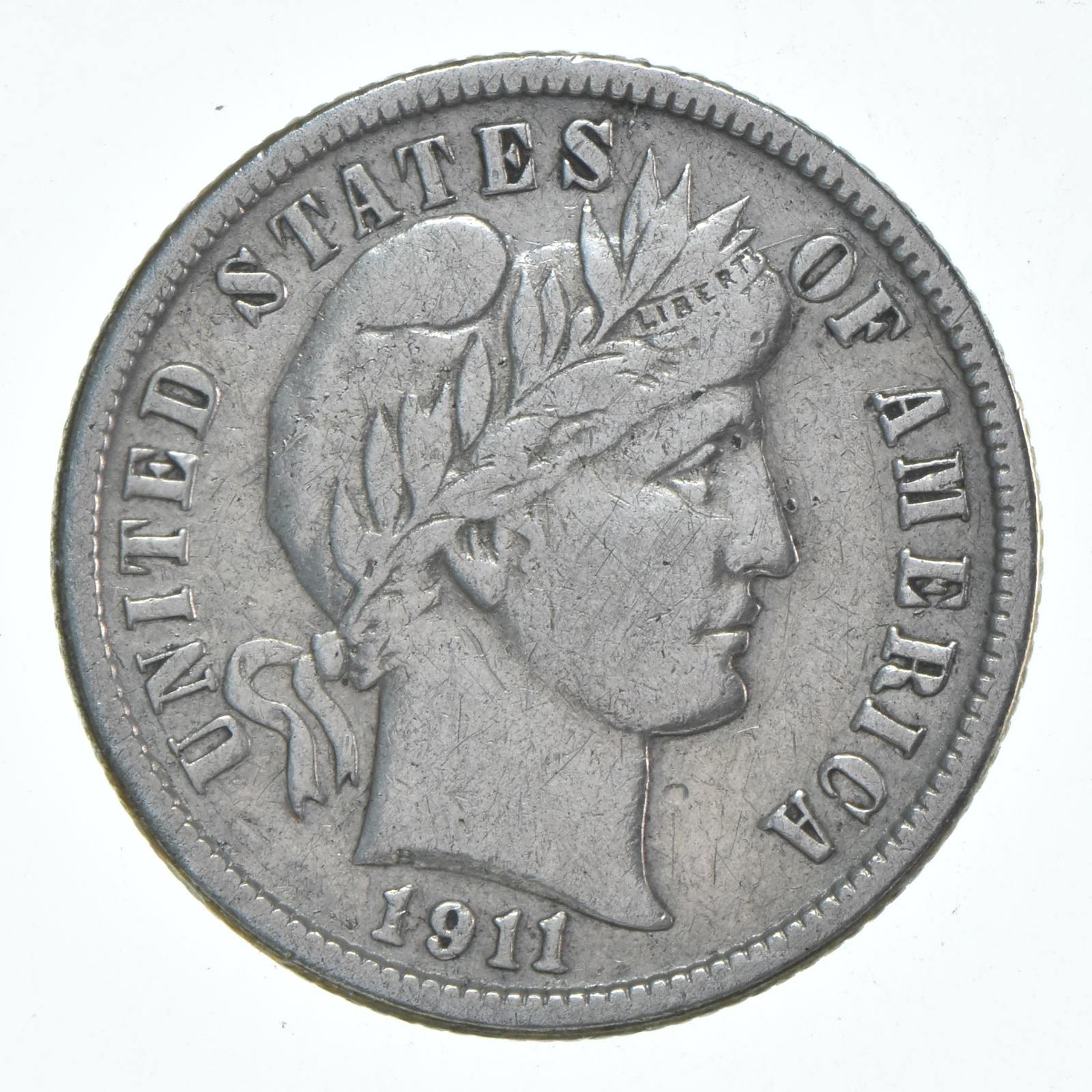1911-D Barber Dime *6164