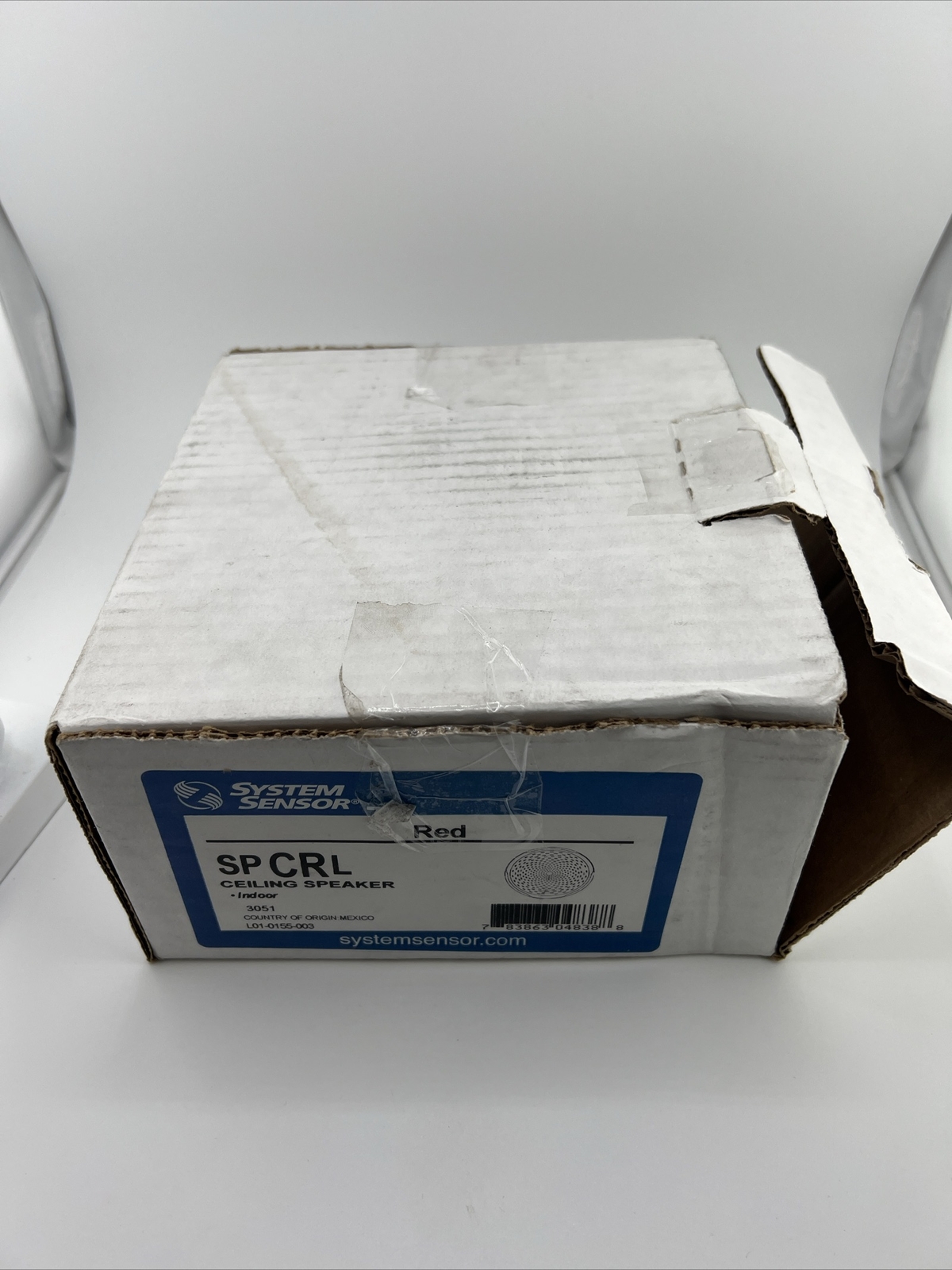 System Sensor SPCRL Red L-Series Ceiling-Mountable Speaker New