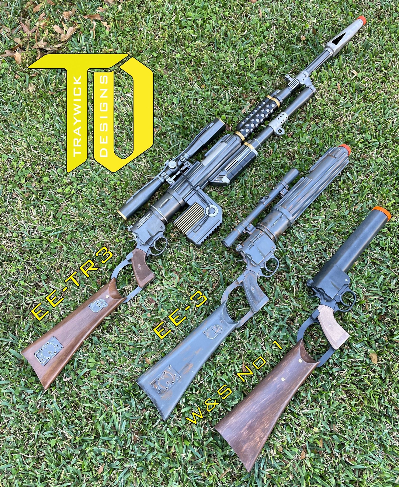 Boba Fett 1313 inspired EE-TR3 Concept Rifle KIT TRAYWICK DESIGNS ORIGINAL