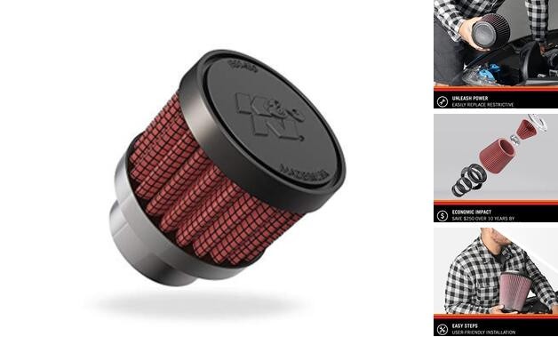 Vent Air Filter/Breather: High Performance, Premium, Washable, Replacement