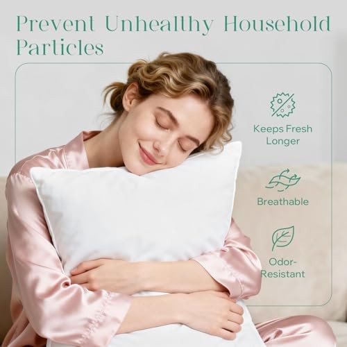 Hypoallergenic Throw Pillows Insert, 100% Virgin Fiber Throw 18x18 Inch 2