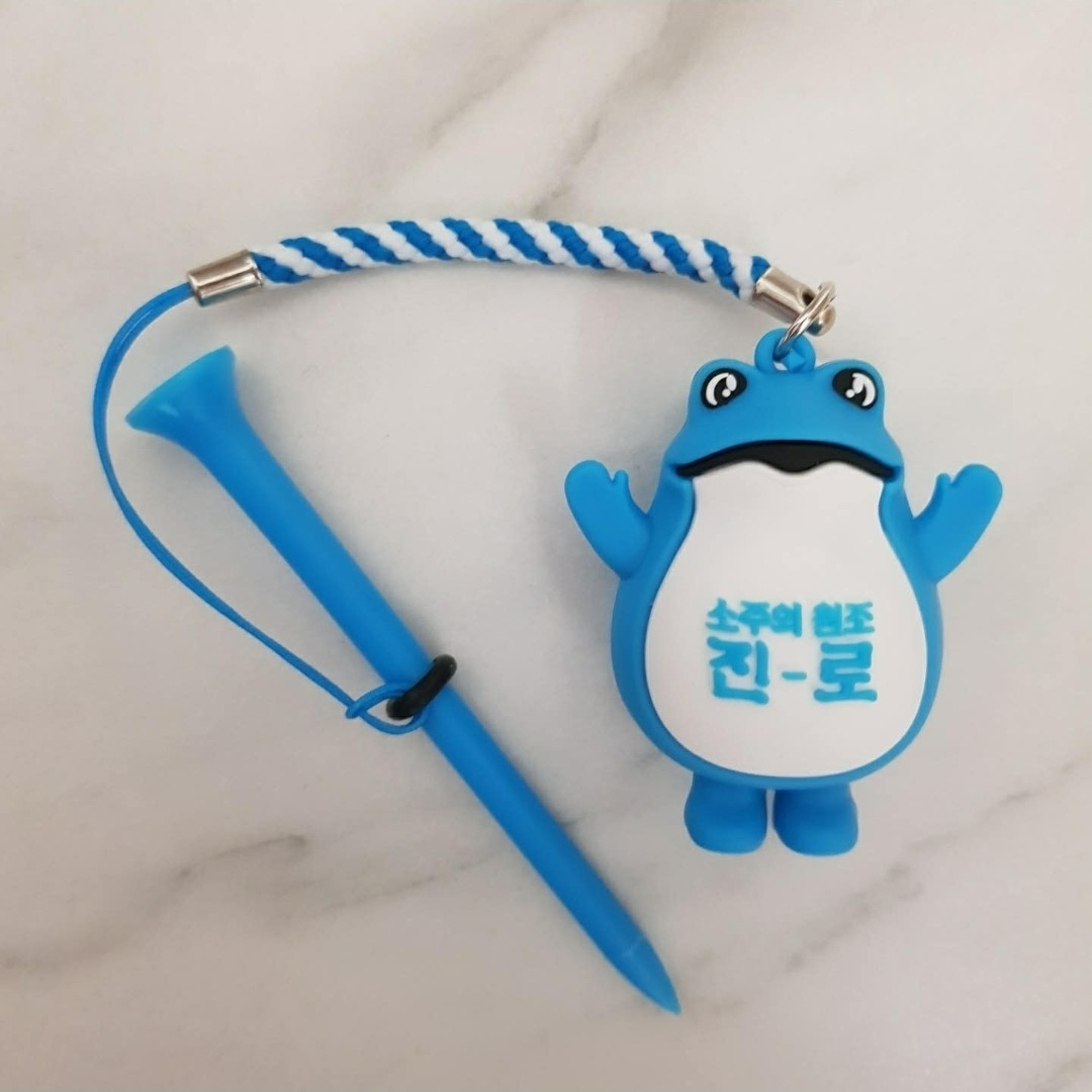 Korean Hite Jinro Frog Toad Golf Tee Holder Toy Figure