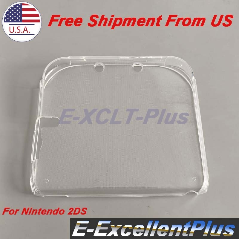 New For Nintendo 2DS Game TPU Silicone Soft Crystal Cover Protective Case Shell