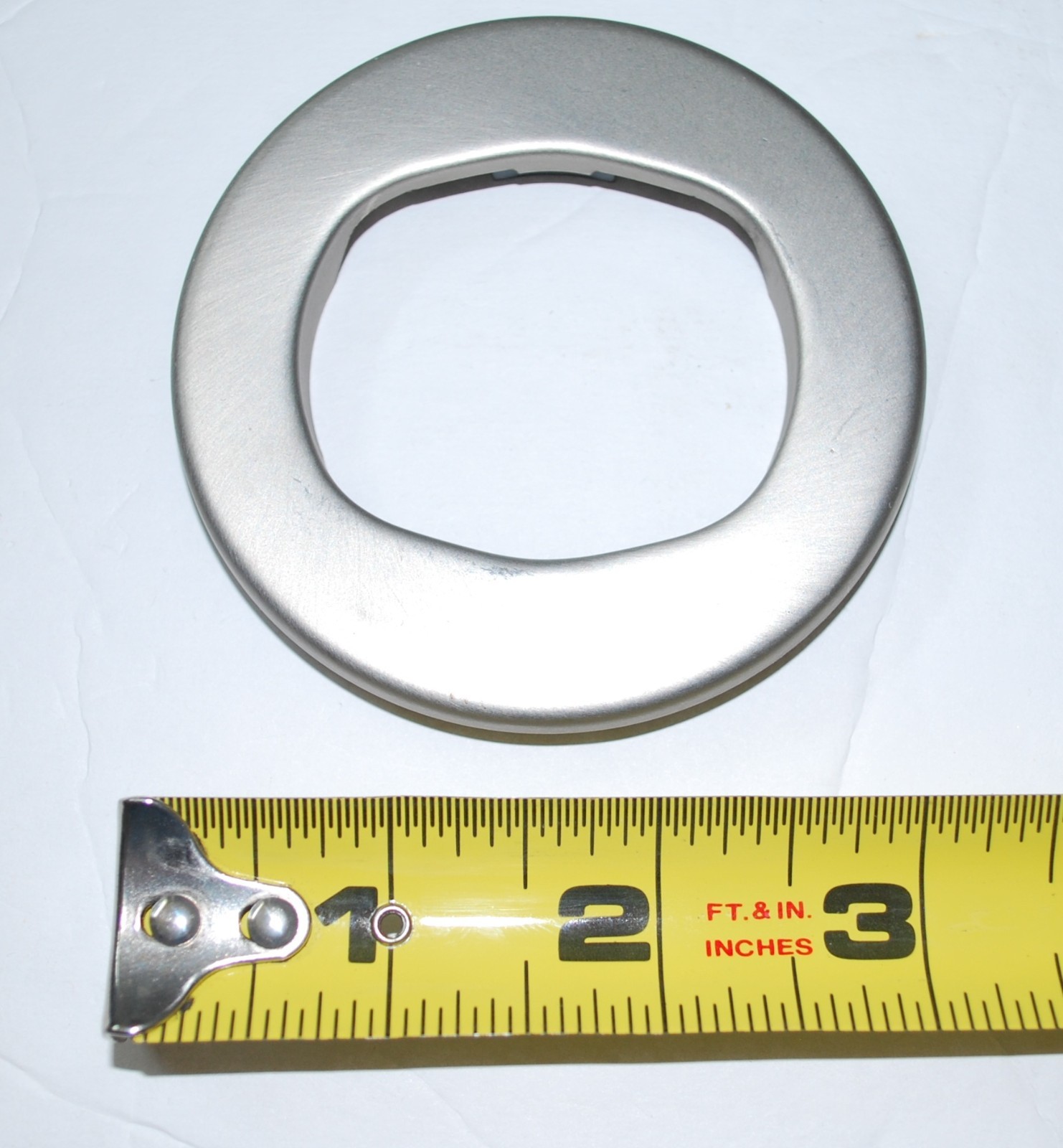 KICHLER CEILING FAN BRUSHED NICKEL DOWNROD CANOPY 3" SCREW COVER