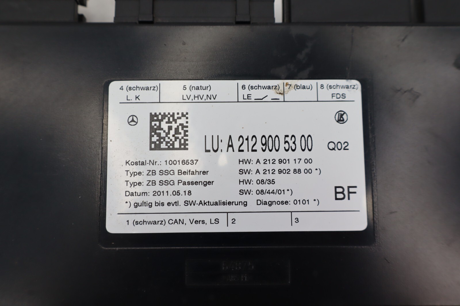 ✅ 2010-2011 MERCEDES E350 W212 E-CLASS FRONT RIGHT SEAT CONTROL MODULE UNIT OEM