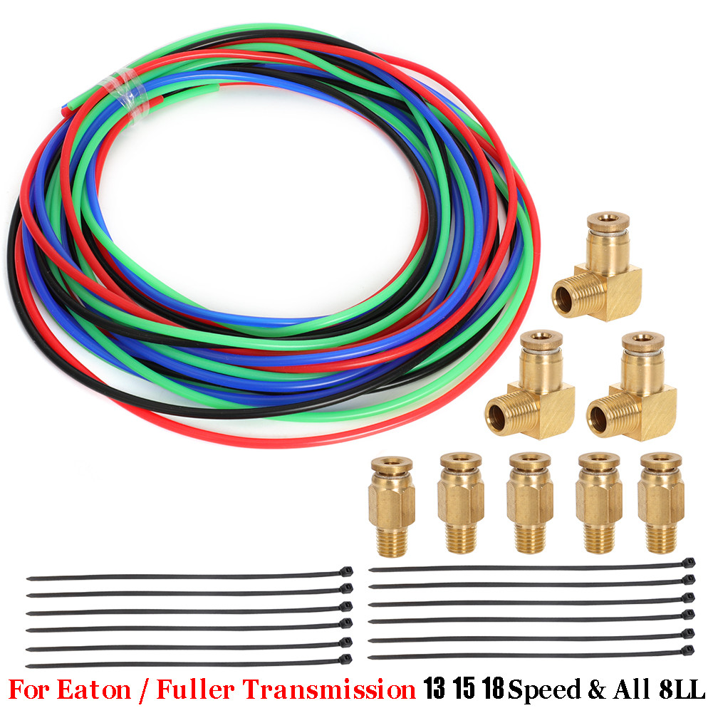 FOR EATON FULLER TRANSMISSION 4 line AIR LINE KIT for Shift Knob 13 15 18 & 8LL