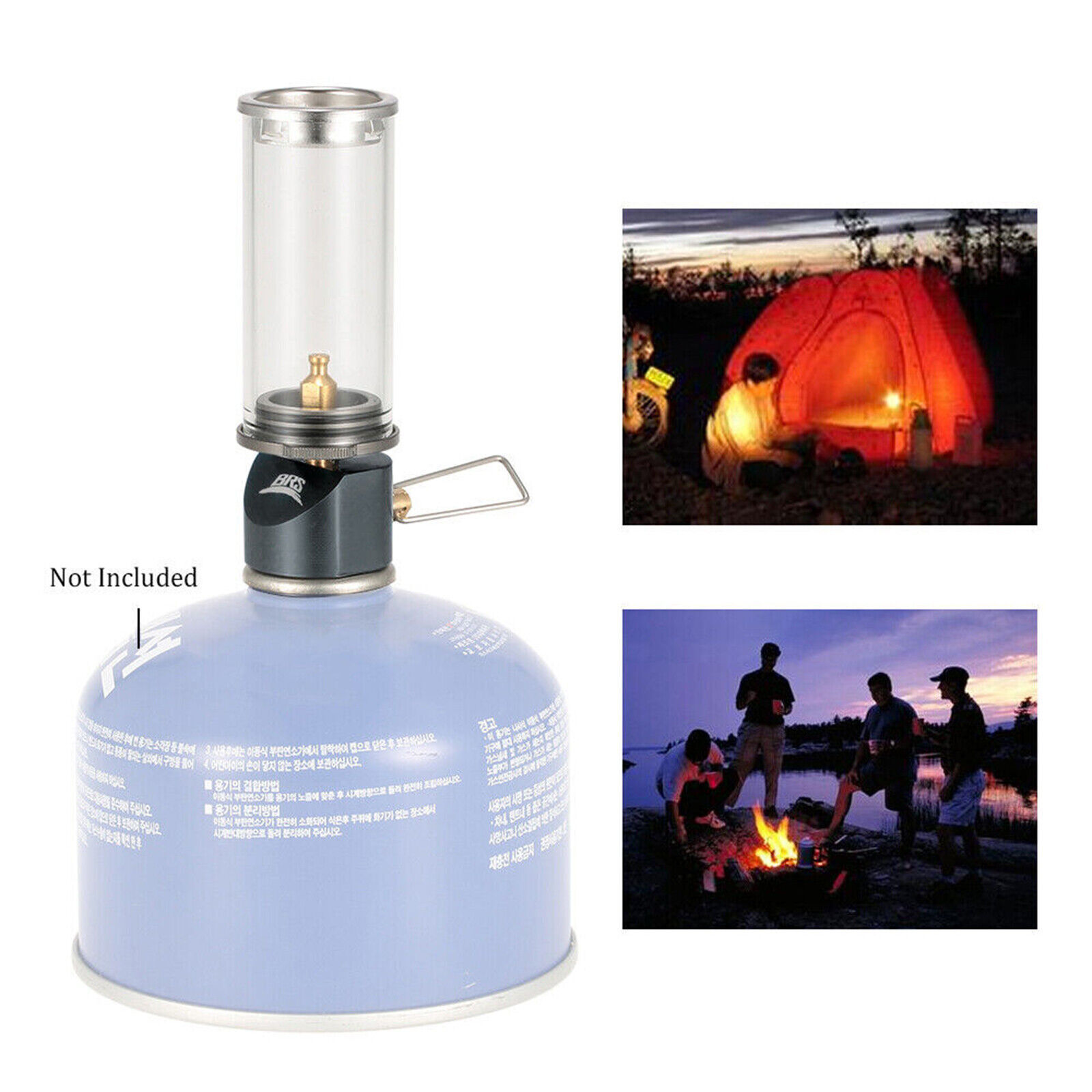 Camping Butane Gas Lantern Lamp Light Conversion Head O8C0